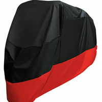 Motorcycle Cover for Honda Goldwing 1100 1200 1500 1800 XXXL Outdoor Black+Red