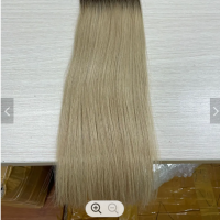 Double drawn weave hair extensions straight mix ombre color #2 and #9c 100% Vietnamese human hair no
