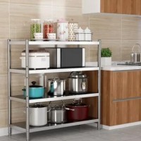 Iron kitchen shelf set