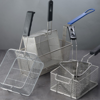 Stainless steel frying basket