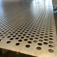 Metal orifice plate mesh