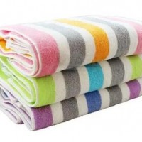 Cotton non cut velvet bath towel