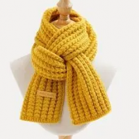 Chemical fiber knitted neck cover