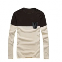 Men's chemical fiber knitted pullover